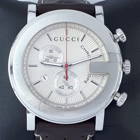 gucci cronoscope|gucci 27mm stainless steel.